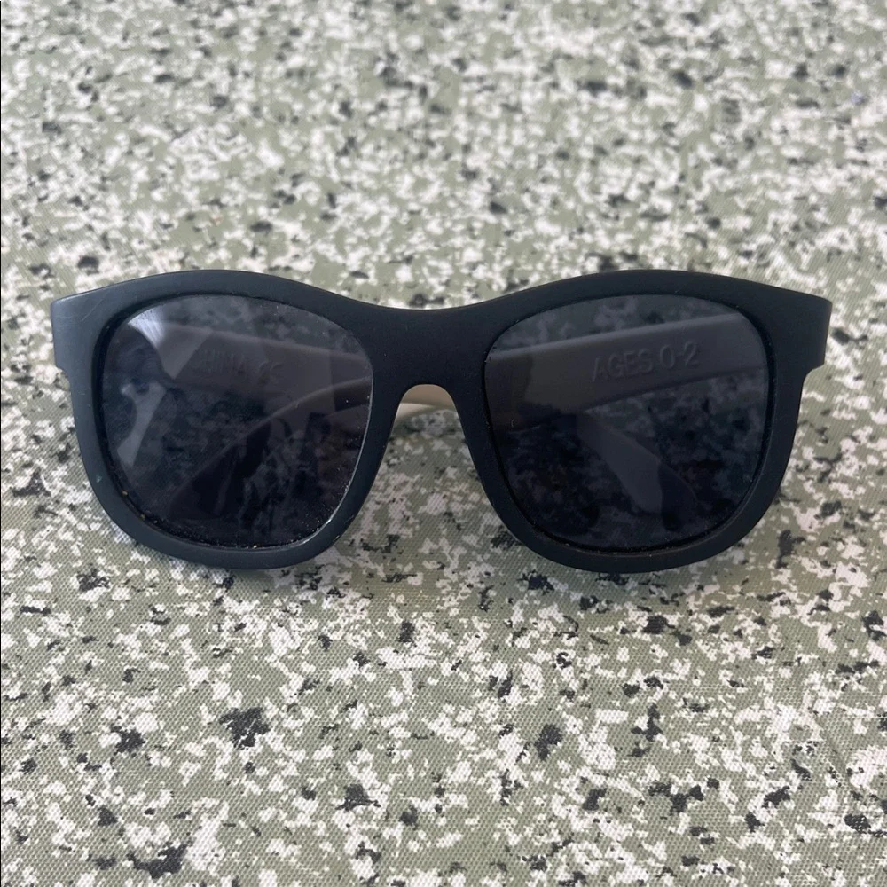 Babiators Black Front with White Patterned Arms Sunglasses